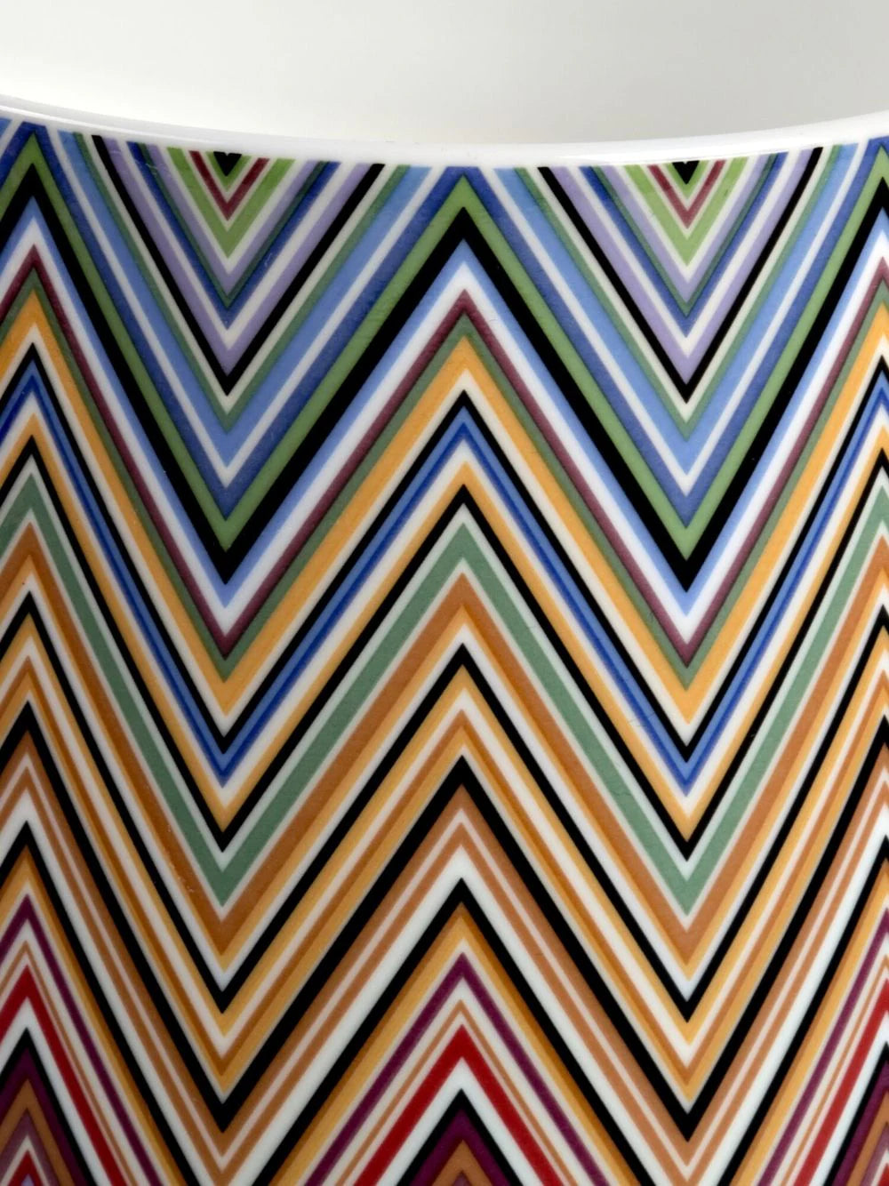 MISSONI - TAZA DE CAFÉ Y PLATO - Forma cilíndrica - SET 2 UDS